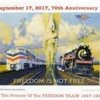 freedom-train-m-john-winfield-art-on-rowe-anniversary-card-450x: Freedom Is Not Free by John Winfield.
