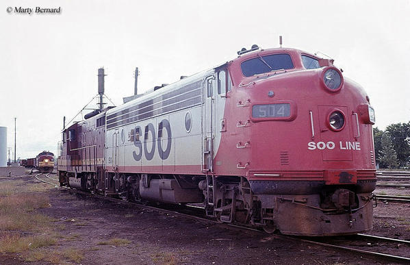 SOO LINE 504 FP7 diesel locomotive