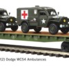 MTH 20-95302 flat Army ambulances