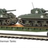 MTH 20-95301 flat Sherman tanks