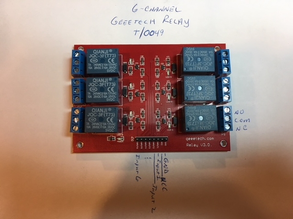 Geeetech 6-Channel Relay