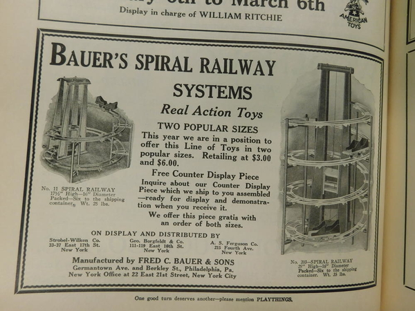 bauer no. 11 and 203 gravity railways