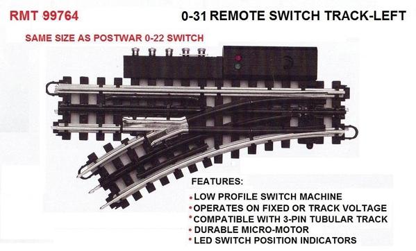 RMT-99764 left 0-31 REMOTE SWITCH