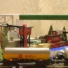 Thomas Oil_0177: Thomas working an oil goods train.