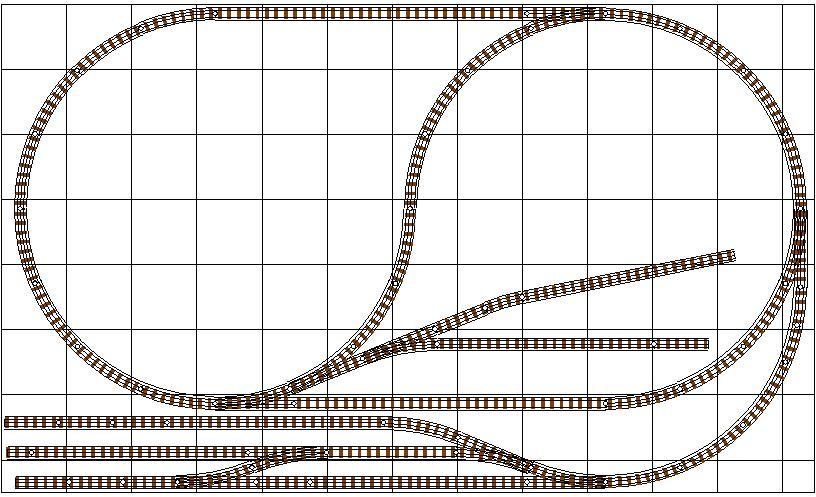 o gauge curved track dimensions