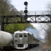 1171: Reading &amp; Northern RDC runby at Pottsville (MT. Carbon), PA.  April 22nd
