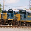 0181: CSX EMD locomotives at Hagerstown,MD. 8/28