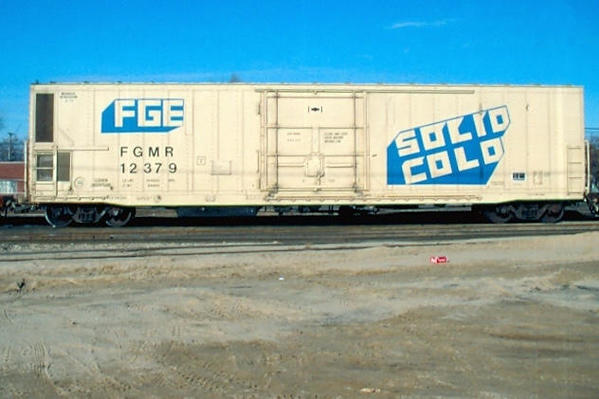 FGE FGMR SOLID COLD reefer refrigerator car