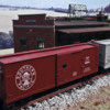 More than one box car at the freight house (1 of 1)