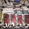 IMG_6405: Four of the seven Arduino Megas