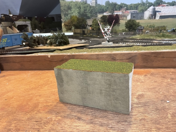 Cement Insert for O Scale background complex