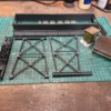 K&amp;P Gantry Crane parts painted and ready for assembly