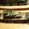 Army WWII type Half Track on Trans Corps flatcar