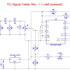TIU Signal Tester Rev. 1.1 (self powered)