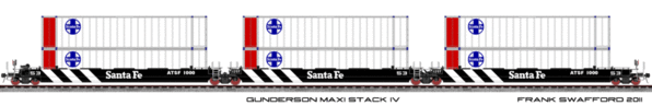 Santa Fe Gunderson 3-Unit Set V1