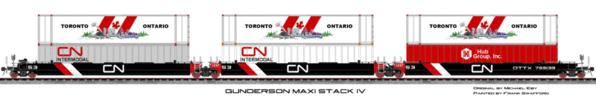 CN Gunderson 3-Unit Set V4