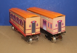 sunset standard gauge coach and baggage car ends