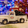 1950 Ford Esso truck with tire load-044