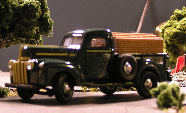 1942 Ford Pick-up with a Load of Lumber