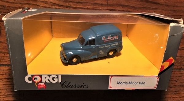 Corge 1986 Morris Van in box