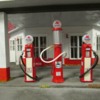 Gas station pumps
