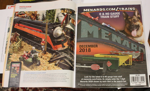 menards model trains