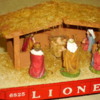 closeup of manger and figures