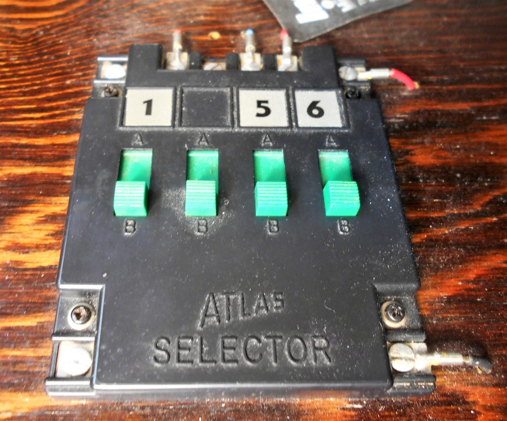 Atlas 215 Electrical Control Device Selector