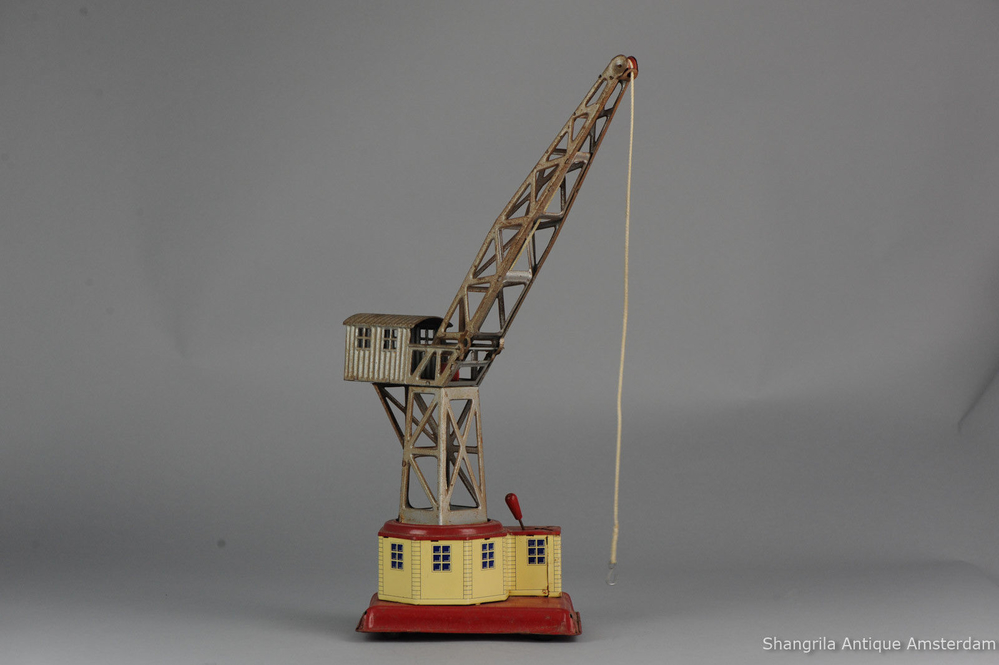 antique overhead crane toy