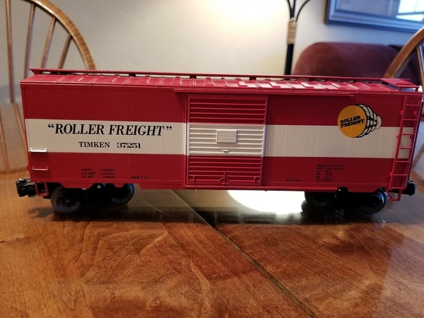 Weaver Timken # 37251 [Red) 'Roller Freight' Box Car, VG, No Box - Actual Photo1