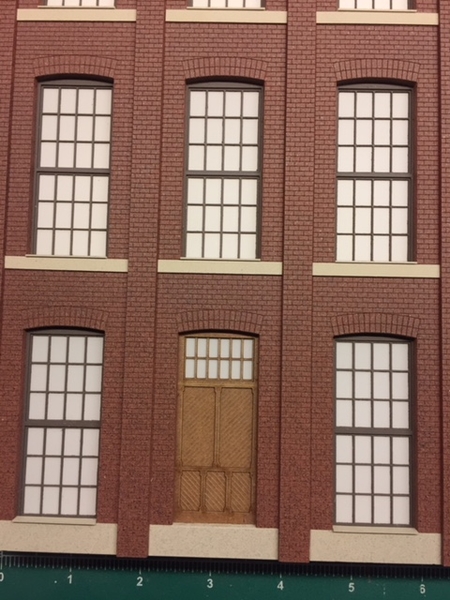 15" Long 15-/12" Tall Unlit G Scale 1:32 Paterson Silk Mill Flat 3-Story 