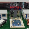 Motel Scene with Cars &amp; Figures
