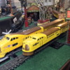 Flyer and Lionel UP streamliners
