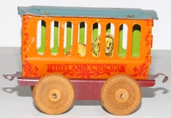 lion circus wagon