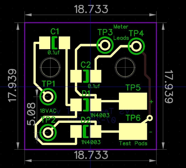 Voltage Doubler SMT PCB v2