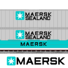 Maersk Sealand Gunderson 3-Unit Set VX