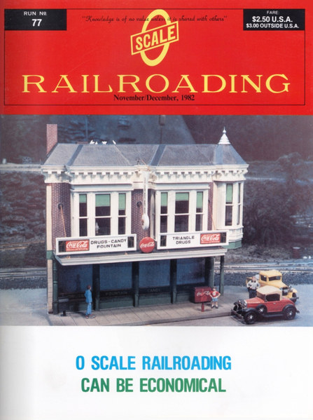 O Gauge Railroading volume 7, issue 5 Nov Dec 1982