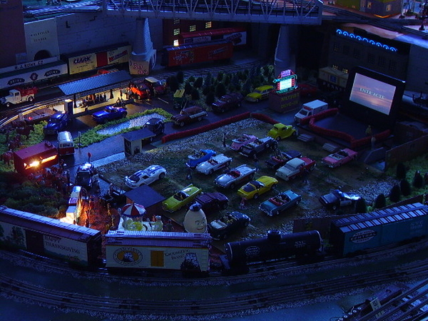 Drive In Overall from Vending Area - Twilight - USED